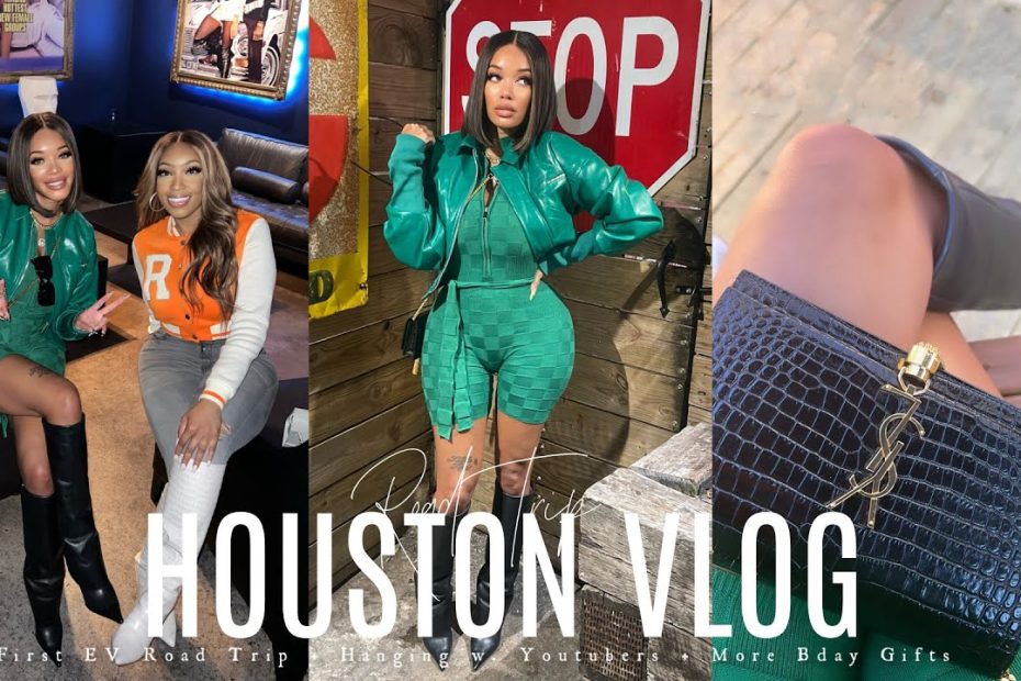 HOUSTON VLOG | EV Road Trip + Private Eye P + Hanging w/ Youtubers & More Bday Gifts