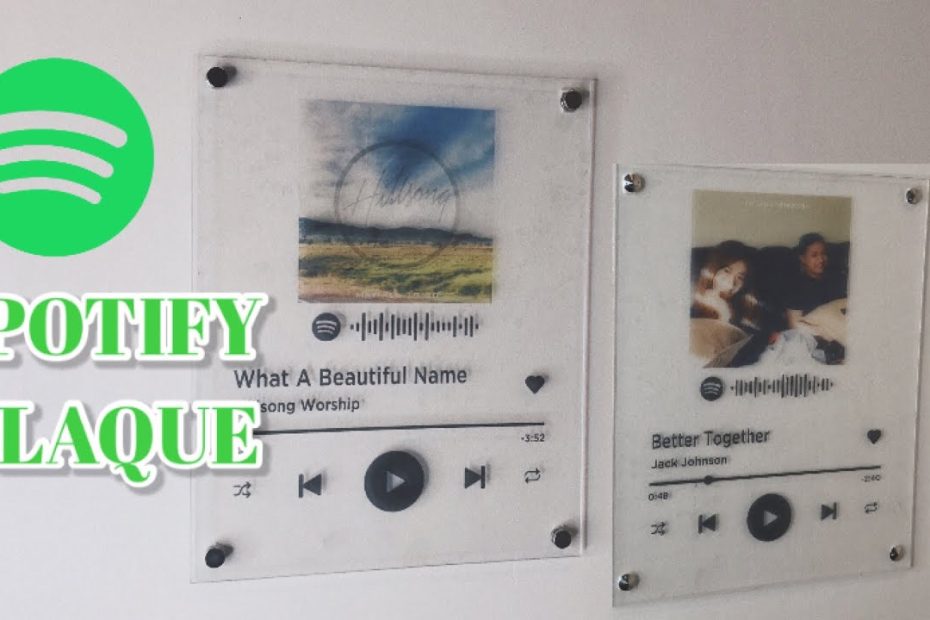 HOW TO: DIY SPOTIFY PLAQUE | STEP-BY-STEP TUTORIAL| ENG SUB
