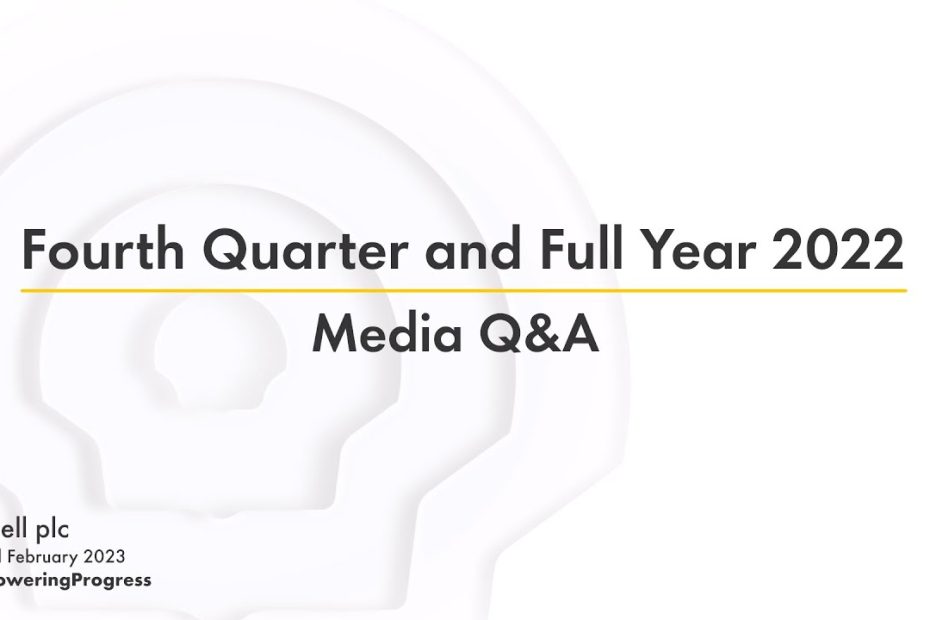 Shell's fourth quarter and full year 2022 results Q&A webcast for media