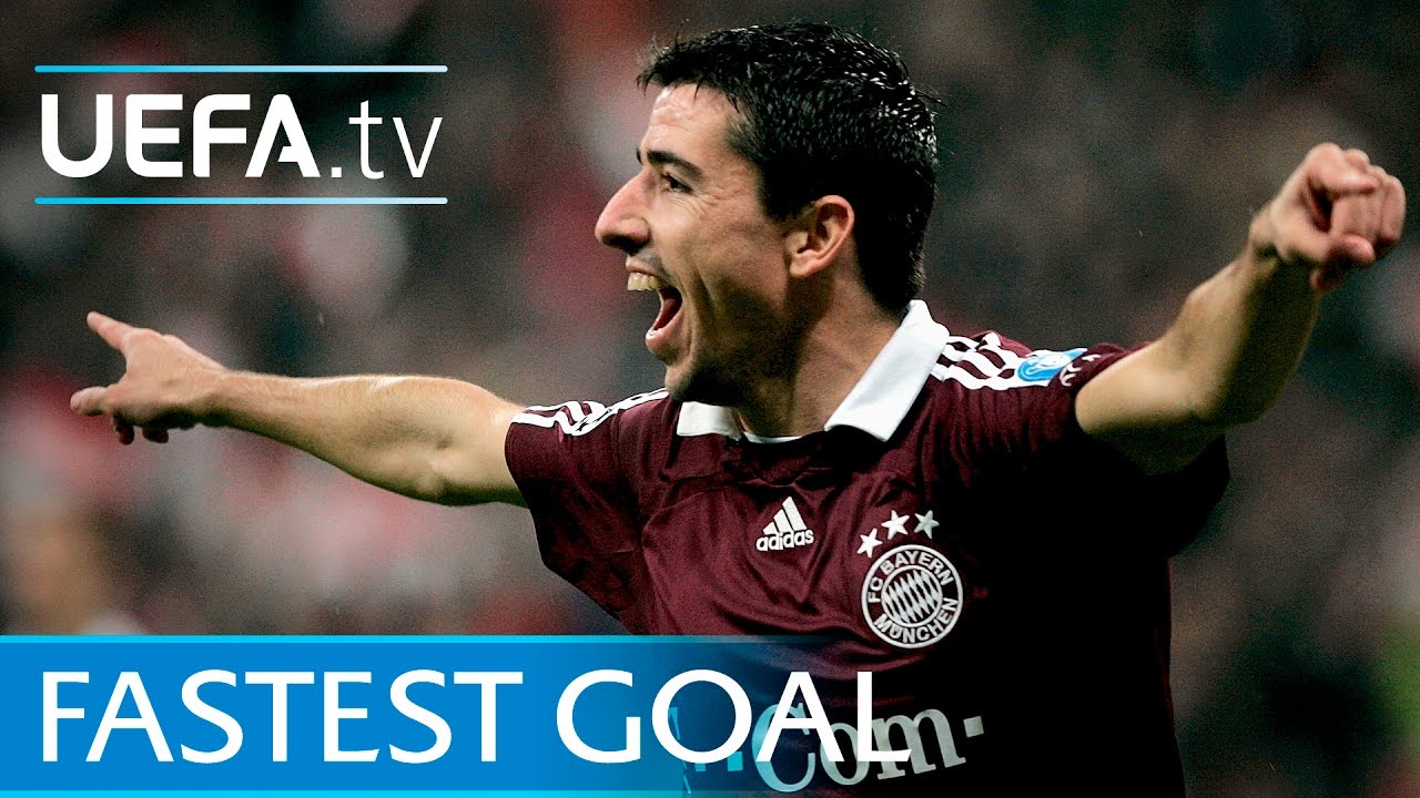 Roy Makaay scores after 10 seconds - UEFA Champions League quickest goal