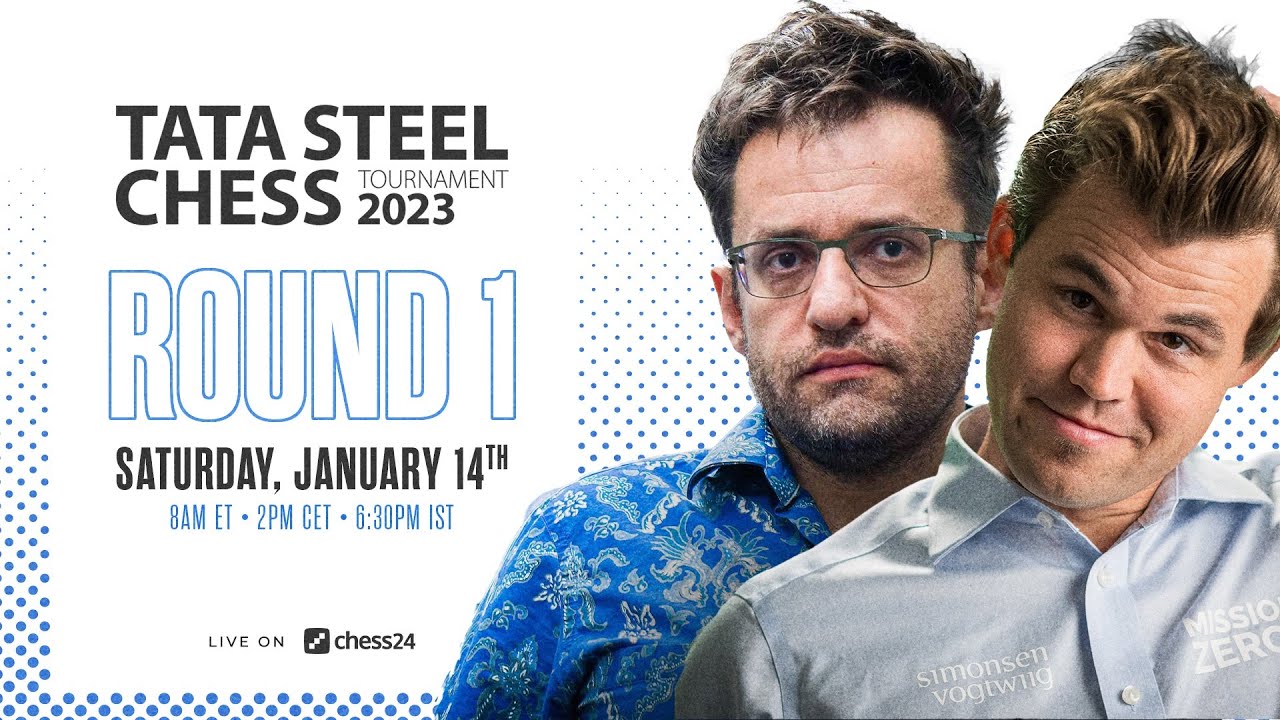 Tata Steel Chess 2023 | Round 1 | Commentary by Laurent Fressinet & Peter Svidler