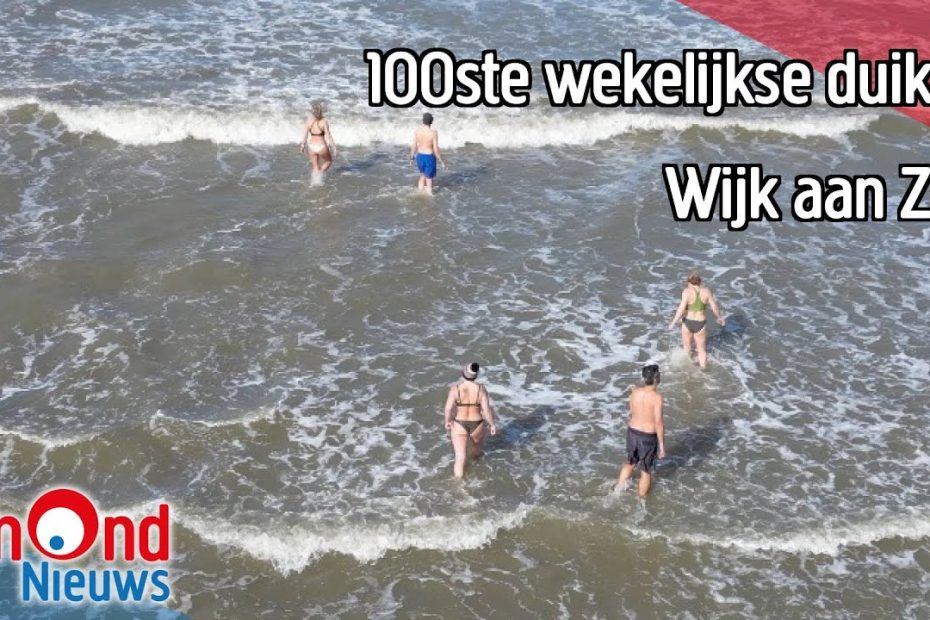100ste wekelijkse duik in Wijk aan Zee