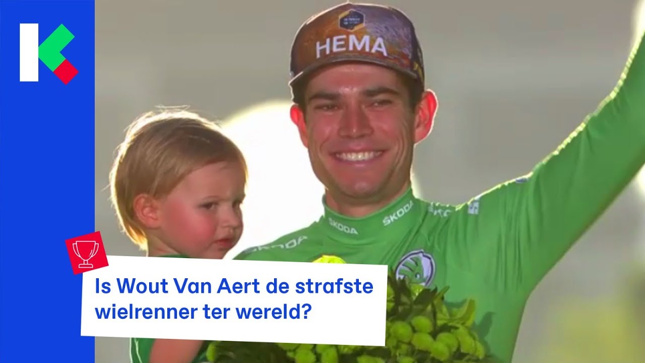 Wout van Aert wint de groene trui in de Tour De France