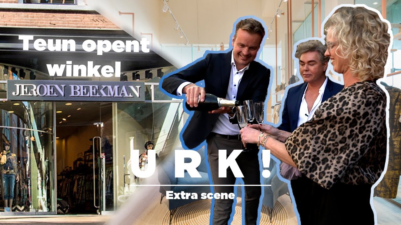 Teun opent winkel van Jeroen Beekman! | Urk! Extra scene