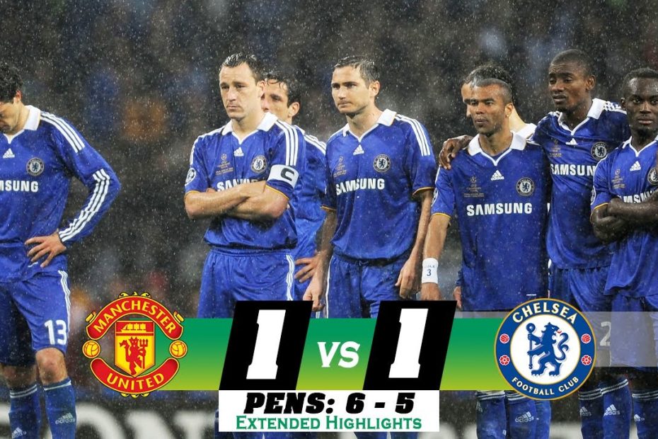 Man United Vs Chelsea 1-1 (Pens 6-5) Highlights & Goals | Final Ucl 2007/ 2008 - Youtube