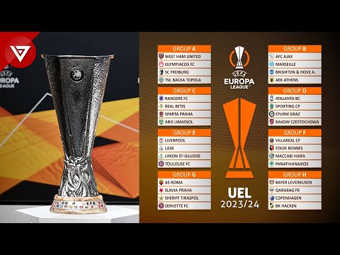 UEFA Europa League Draw 2023/24 Group Stage | UEL Draw Result 2023-24