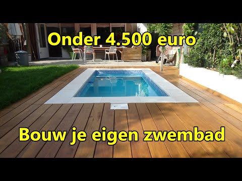Bouw je eigen zwembad onder € 4.500 - Kosten en materialen
